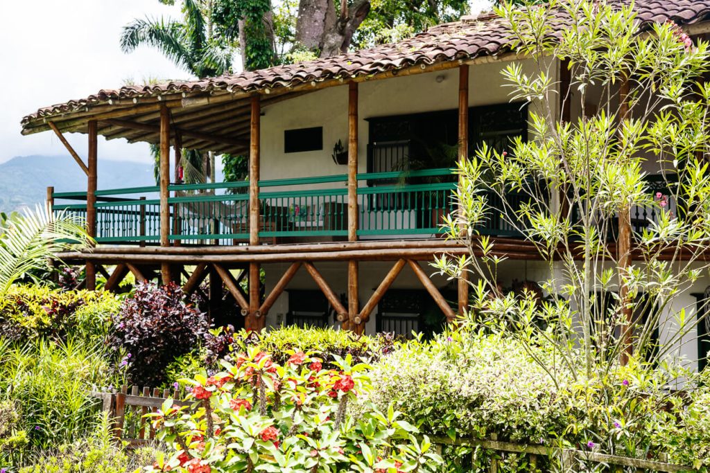 Colombiaanse hacienda.