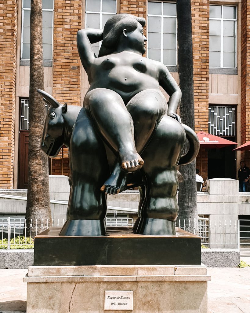 Botero plaza iin Medellín.